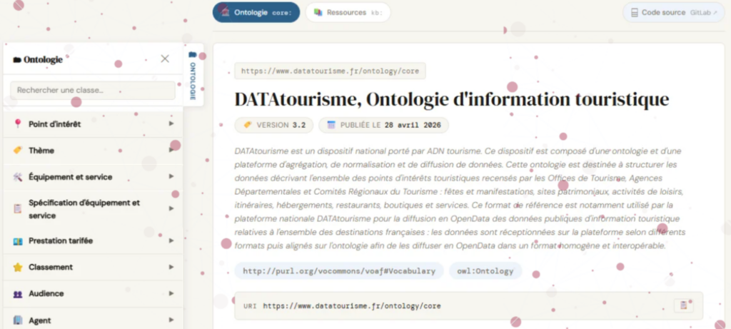 DATAtourisme : explorer facilement l&rsquo;ontologie nationale